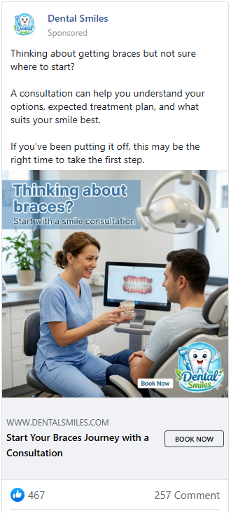 Focused Braces Consultation Ad After